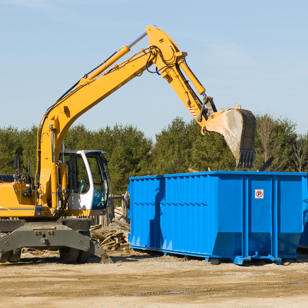 are there any restrictions on where a residential dumpster can be placed in Oak Grove OR